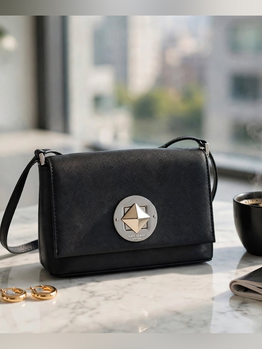 Kate Spade Leather Newbury Lane Sally Crossbody Bag